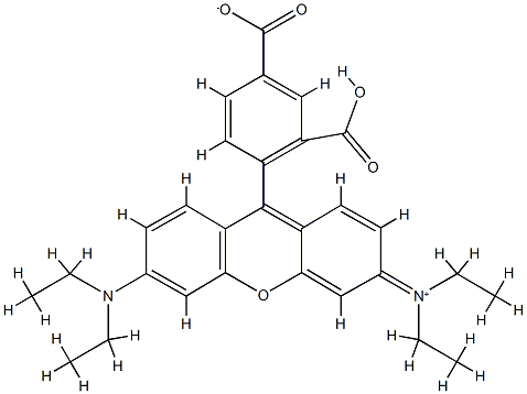 9-(2-Carboxylato-4-carboxyphenyl)-3,6-bis(diethylamino)xanthylium CAS#: 90066-13-0