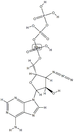 9-(3'-azido-3'-deoxy-beta-D-xylofuranosyl)adenine 5'-triphosphate CAS#: 92117-27-6