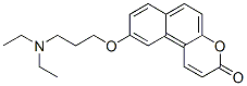 9-(3-diethylaminopropyloxy)-3H-naphtho(2,1-b)pyran-3-one CAS#: 92714-12-0