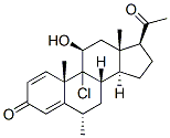 9-chloro-11beta-hydroxy-6alpha-methylpregna-1,4-diene-3,20-dione CAS#: 94087-96-4