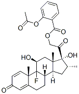 9-fluoro-11beta,17,21-trihydroxy-16alpha-methylpregna-1,4-diene-3,20-dione 21-acetylsalicylate CAS#: 94087-97-5
