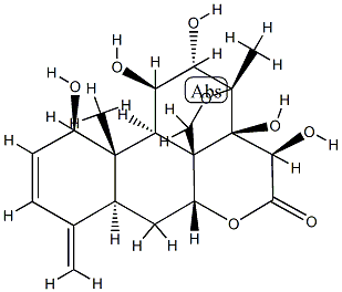 13,20-Epoxy-1β,11β,12α,14,15β-pentahydroxypicrasa-2,4(18)-dien-16-one CAS#: 92279-66-8
