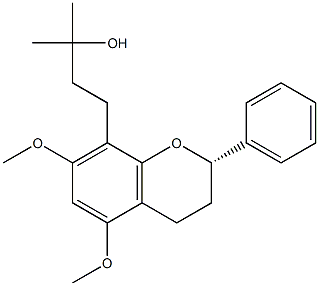 (2S)-8-(3-Hydroxy-3-methylbutyl)-5,7-dimethoxy-2α-phenylchroman CAS#: 92590-02-8