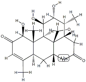 1β,11β,12α,20-Tetrahydroxypicras-3-ene-2,16-dione CAS#: 92678-86-9