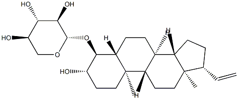 3β-Hydroxy-5α-pregn-20-en-4α-yl β-D-xylopyranoside CAS#: 92679-03-3