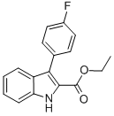 3-(4'-FLUOROPHENYL)INDOLE-2-CARBOXYLIC ACID ETHYL ESTER CAS#: 93957-39-2