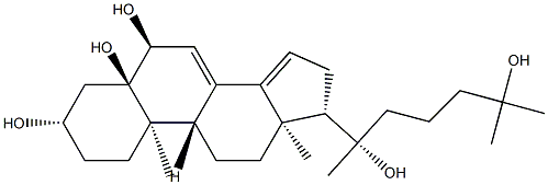 (20S)-5α-Cholesta-7,14-diene-3β,5,6α,20,25-pentaol CAS#: 96235-28-8