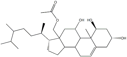 (24ξ)-Ergost-5-ene-1α,3β,11α,18-tetrol 18-acetate CAS#: 97190-36-8
