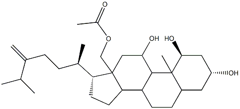5α-Ergost-24(28)-ene-1α,3β,11α,18-tetrol 18-acetate CAS#: 97190-38-0