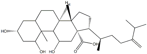 1α,3β,11α-Trihydroxy-5α-ergost-24(28)-en-18-oic acid CAS#: 97190-42-6
