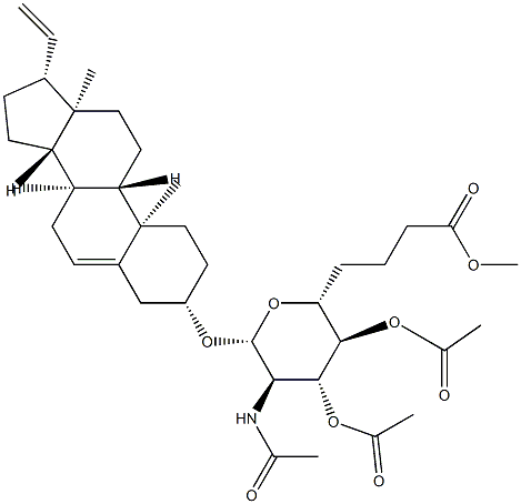 Pregna-5,20-dien-3β-yl 2-(acetylamino)-2-deoxy-β-D-galactopyranoside 3,4-diacetate 6-butanoate CAS#: 97564-93-7