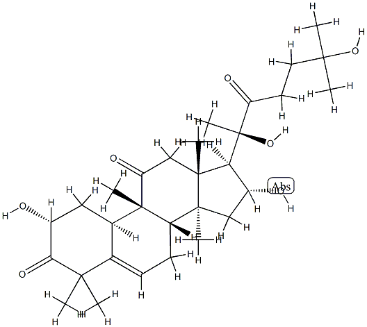 (10α)-2α,16α,20,25-Tetrahydroxy-9β-methyl-19-norlanost-5-ene-3,11,22-trione CAS#: 990-83-0