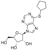 9H-Purine, 6-(cyclopentylthio)-9-(.beta.-D-ribofuranosyl)- CAS#: 92653-99-1