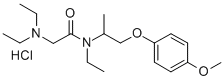 Acetamide, 2-(diethylamino)-N-ethyl-N-(1-(p-methoxyphenoxy)-2-propyl)- , hydrochloride CAS#: 97702-95-9