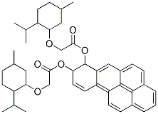 Acetic acid, ((5-methyl-2-(1-methylethyl)cyclohexyl)oxy)-, 7,8-dihydro benzo(a)pyrene-7,8-diyl ester, (1R-(1alpha(7R*,8R*(1R*,2S*,5R*)),2beta ,5alpha))- CAS#: 97388-52-8