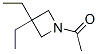 Azetidine, 1-acetyl-3,3-diethyl- (7CI) CAS#: 91055-59-3