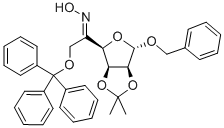 BENZYL 2,3-O-ISOPROPYLIDENE-6-O-TRITYL-5-KETO-ALPHA-D-MANNOFURANOSIDE, 5-OXIME CAS#: 91364-14-6