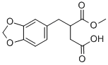 BUTANEDIOIC ACID, (1,3-BENZODIOXOL-5-YLMETHYL)-, 1-METHYL ESTER CAS#: 96548-65-1