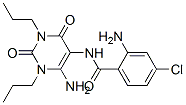 Benzamide, 2-amino-N-(6-amino-1,2,3,4-tetrahydro-2,4-dioxo-1,3-dipropyl-5-pyrimidinyl)-4-chloro- CAS#: 93214-81-4