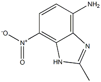 Benzimidazole, 4(or 7)-amino-2-methyl-7(or 4)-nitro- (7CI) CAS#: 92335-67-6