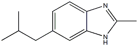 Benzimidazole, 5(or 6)-isobutyl-2-methyl- (7CI) CAS#: 95566-85-1