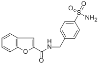 Benzofuran-2-carboxylic acid 4-sulfamoyl-benzylamide CAS#: 90141-25-6