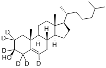 CHOLESTEROL-2,2,3,4,4,6-D6 CAS#: 92543-08-3