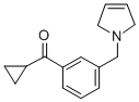 CYCLOPROPYL 3-(3-PYRROLINOMETHYL)PHENYL KETONE CAS#: 898749-66-1