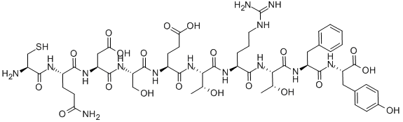 CYS-GLN-ASP-SER-GLU-THR-ARG-THR-PHE-TYR CAS#: 94040-53-6