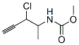 Carbamic acid, (2-chloro-1-methyl-3-butynyl)-, methyl ester (9CI) CAS#: 91434-63-8