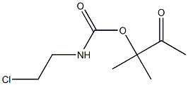 Carbamic acid, (2-chloroethyl)-, ester with 3-hydroxy-3-methyl-2-butanone CAS#: 90952-60-6