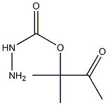 Carbazic acid, ester with 3-hydroxy-3-methyl-2-butanone (7CI) CAS#: 90673-45-3