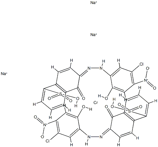 Chromate(3-), bis6-5-chloro-2-(hydroxy-.kappa.O)-4-nitrophenylazo-.kappa.N1-5-(hydroxy-.kappa.O)-1-naphthalenesulfonato(3-)-, trisodium CAS#: 93952-24-0
