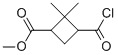 Cyclobutanecarboxylic acid, 3-(chloroformyl)-2,2-dimethyl-, methyl ester (7CI) CAS#: 90675-51-7
