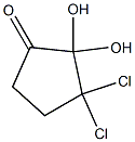 Cyclopentanone, 3,3-dichloro-2,2-dihydroxy- (6CI) CAS#: 98025-25-3