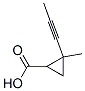 Cyclopropanecarboxylic acid, 2-methyl-2-(1-propynyl)- (7CI) CAS#: 93167-80-7
