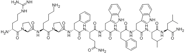 D-ARG-PRO-LYS-PRO-D-PHE-GLN-D-TRP-PHE-D-TRP-LEU-LEU-NH2 CAS#: 96736-12-8