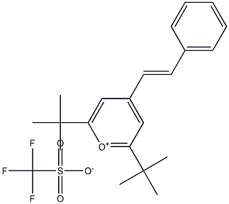 (E)-2,6-Bis(1,1-dimethylethyl)-4-(2-phenylethenyl)pyrilliumsalt CAS#: 97248-78-7