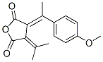 (E)-3-(1-(4-METHOXYPHENYL)ETHYLIDENE)-4-(PROPAN-2-YLIDENE)DIHYDROFURAN-2,5-DIONE CAS#: 91434-49-0