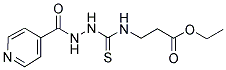 ETHYL 3-((((4-PYRIDYLCARBONYLAMINO)AMINO)THIOXOMETHYL)AMINO)PROPANOATE CAS#: 91374-11-7