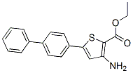 ETHYL 3-AMINO-5-(1,1''-BIPHENYL-4-YL)THIOPHENE-2-CARBOXYLATE CAS#: 91076-98-1