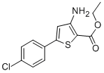ETHYL 3-AMINO-5-(4-CHLOROPHENYL)THIOPHE& CAS#: 91076-94-7