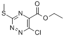 ETHYL 6-CHLORO-3-(METHYLTHIO)-1,2,4-TRIAZINE-5-CARBOXYLATE CAS#: 96259-28-8