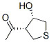 Ethanone, 1-(tetrahydro-4-hydroxy-3-thienyl)-, cis- (9CI) CAS#: 93198-76-6