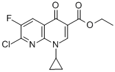 Ethyl 1-Cyclopropyl-7-chloro-6-fluoro-1,4-dihydro-4-oxo-1,8-naphthylridine carboxylate CAS#: 96568-07-9