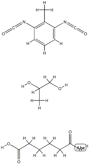 Hexanedioic acid, polymer with 1,3-diisocyanatomethylbenzene and 1,2-propanediol CAS#: 9019-93-6