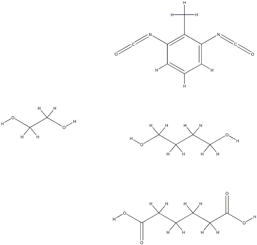 Hexanedioic acid, polymer with 1,4-butanediol, 1,3-diisocyanatomethylbenzene and 1,2-ethanediol CAS#: 9019-94-7