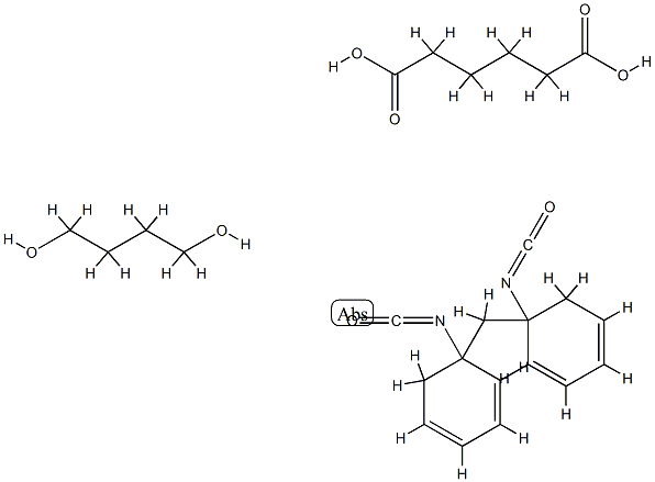 Hexanedioic acid, polymer with 1,4-butanediol and 1,1-methylenebisisocyanatobenzene CAS#: 94772-44-8