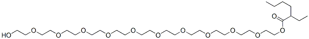 Hexanoic acid, 2-ethyl-, 32-hydroxy-3,6,9,12,15,18,21,24,27,30-decaoxadotriacont-1-yl ester CAS#: 97862-53-8