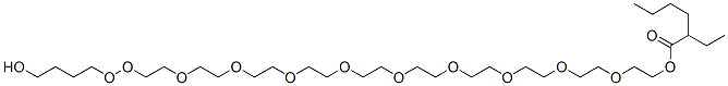 Hexanoic acid, 2-ethyl-, 35-hydroxy-3,6,9,12,15,18,21,24,27,30,31-undecaoxapentatriacont-1-yl ester CAS#: 97862-57-2